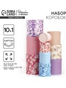 сиреневый, голубой, розовый