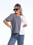 серый, белый