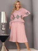 розовый серый