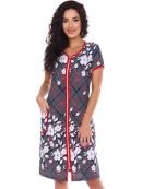 синяя клетка с цветами