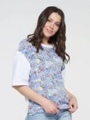 белый/энотера голубой