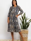 коричневый/синий