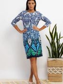 белый/синий/голубой