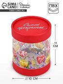 прозрачный, красный