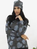 серый/голубой