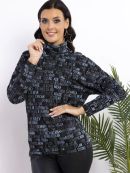 черный/голубой