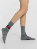 серый меланж