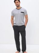 серый меланж