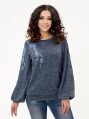 синий (бирюзовые цветы)