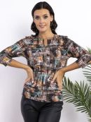 коричневый\бирюзовый