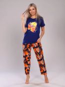 сине-оранжевый