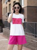 белый/розовый