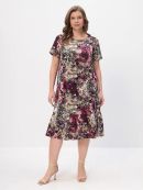 черно-фиолетовый принт