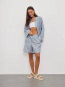 бежево-голубой меланж