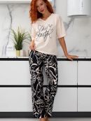 бежевый/черный