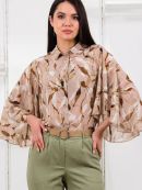 бежевый коричневый с рисунком