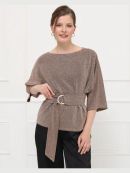 коричневый с золотом