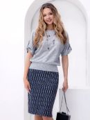 светло-серый меланж