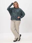 бирюзовый/принт