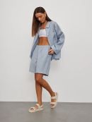 бежево-голубой меланж