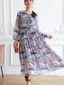 серый/оранжевый