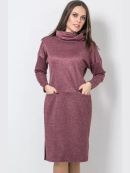 бордовый меланж