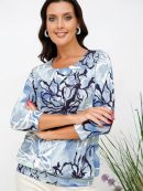 серо-голубой/молочный/черный