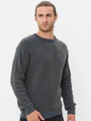 серый меланж/деним