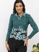 черный/изумрудный