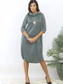 изумрудный меланж