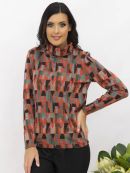 терракотовый/коричневый/серый