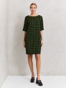 черный неон клетка