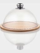 бежевый, прозрачный