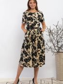 бежевый/черный