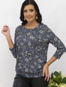 серо-синий/бежевый