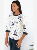 молочный/морская волна