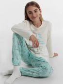 молочный +котики на цвете иней