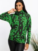 зеленый/темно-серый